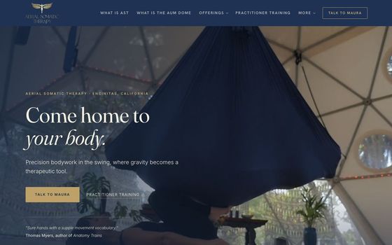 The same client's website after our rebuild, clear and easy for people and AI assistants to read.
